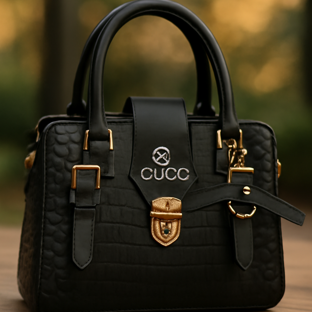 Elegant Croc Lock Bag