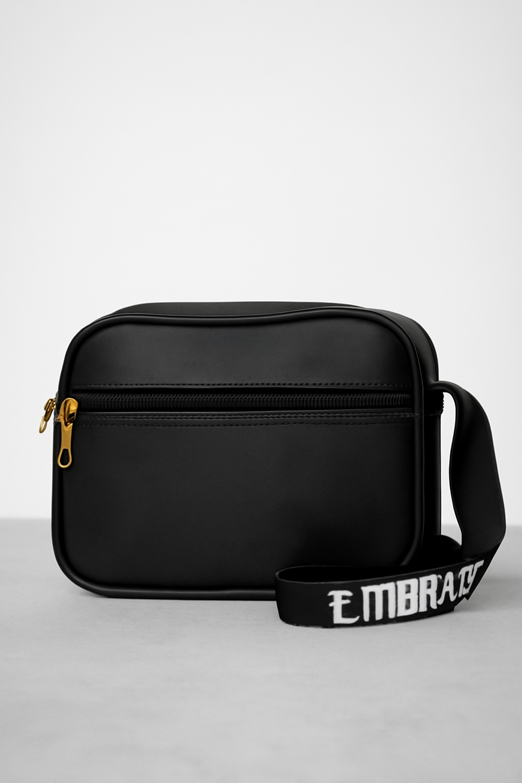 Black Quilted Crossbody