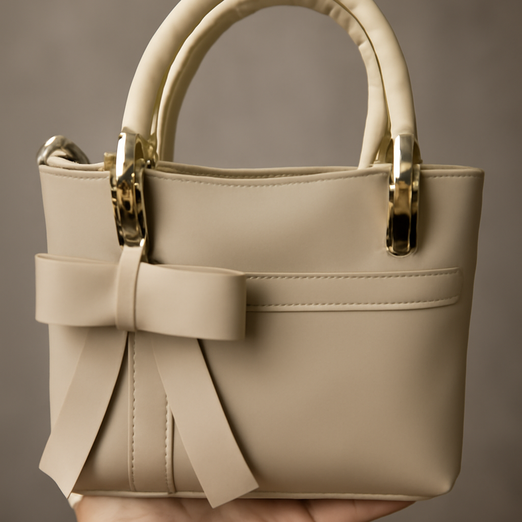 Beige Handbag