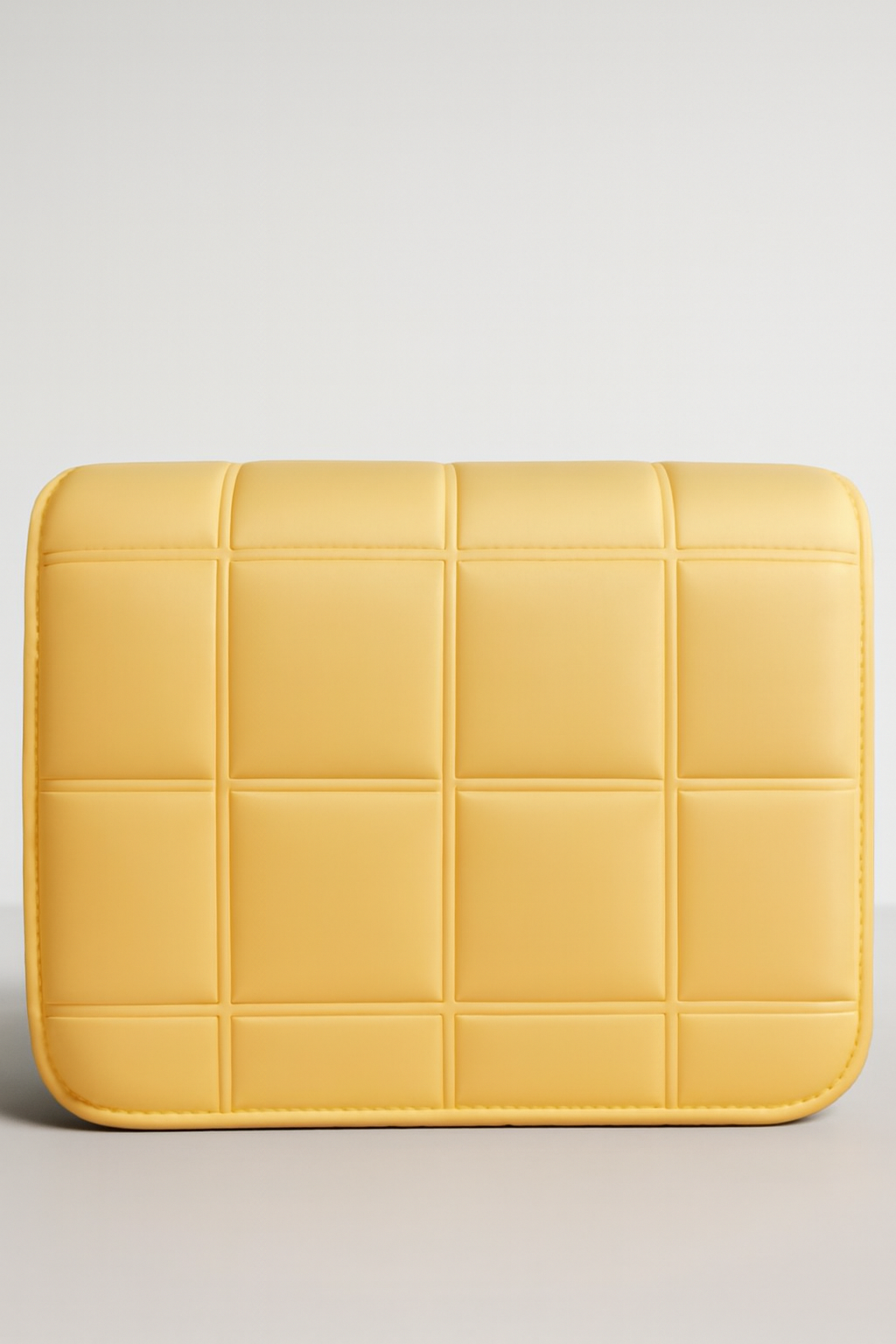 Yellow Quilted Crossbody